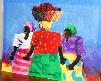 Original Painting Signed Robert Asnami