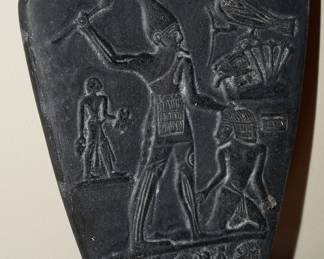 Carved Slate Egyptian Sculpture