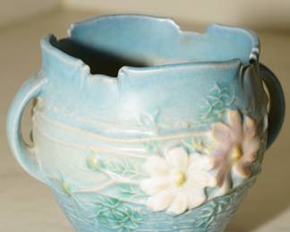 Roseville Cosmos Blue 1939 Pottery