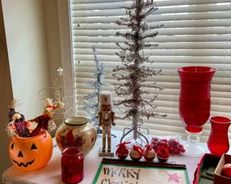 Christmas and halloween decor