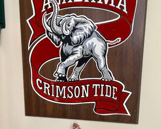 vintage Alabama velvet picture