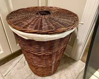 wicker hamper