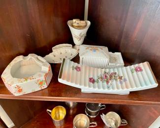 cigarette holders, ashtrays and lighters