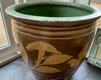 large pottery planter