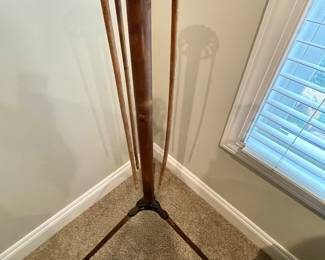 antique wood clothes rack