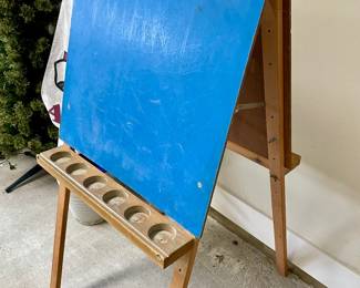 vintage painter's easel