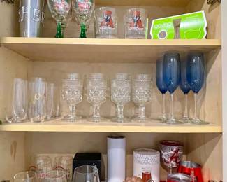 various wine stems, Brumate wine glass, yeti cup, Wexford stems