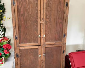 wood cupboard