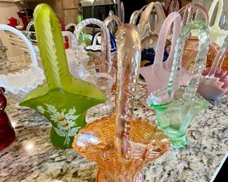 close-up of some baskets