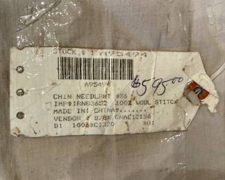 price tag on rug when new...our price $200