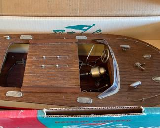 Sea Wolf Battery Powered Boat with Original Box