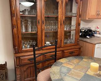 China Hutch, Antique Glassware