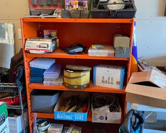 Metal Shelving and Tools