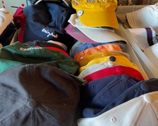 Load of Baseball Golf Caps, Many Brand New