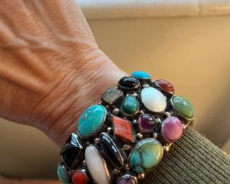 #33 - $350 Vintage Omer Thompson sterling cuff