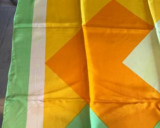 16- $80 - Yves Saint Laurent 70's vintage scarf. 100% silk, 90cm. Very good condition.