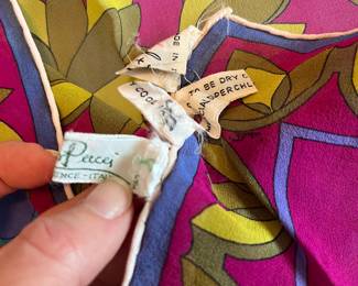 #34 - $150 Pucci silk scarf (need to add size) Vintage for Lord & Taylor's in 60's. Very good condition
