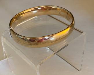 3. $75 - Victorian gold filled bangle