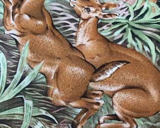 26- Rare Hermes Carre/Foulard/scarf, model Equateur. Solid color background is limited edition. Pink is look after. 90 cm. Vintage $650