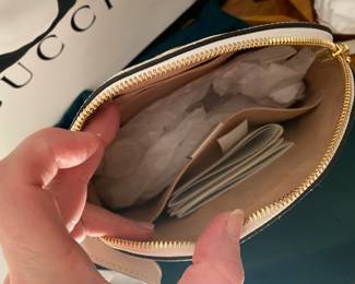 #35 - Gucci Small Flora Ophidia Dome bag, with felt bag, and box and shopping bag. $1000.