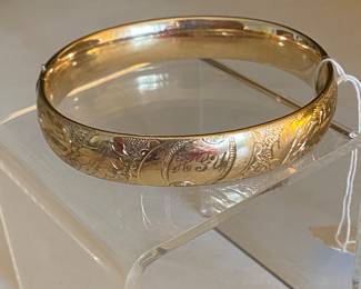 3. $75 - Victorian gold filled bangle