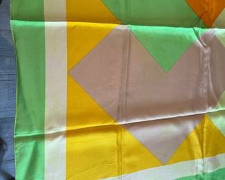 16- $80 - Yves Saint Laurent 70's vintage scarf. 100% silk, 90cm. Very good condition.