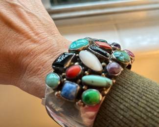 #33 - $350 Vintage Omer Thompson sterling cuff