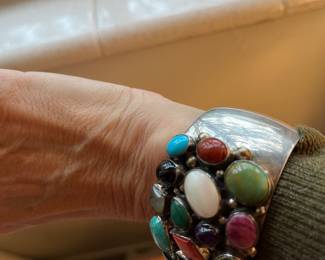 #33 - $350 Vintage Omer Thompson sterling cuff