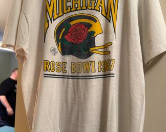 1987 Michigan rose bowl shirt