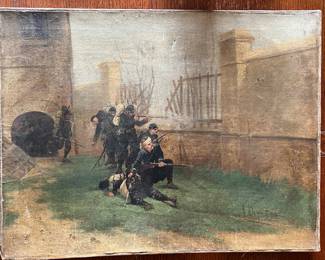 Signed antique painting