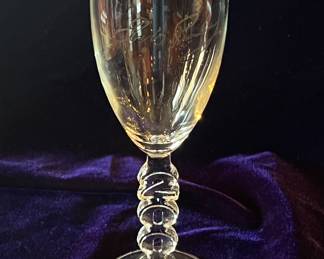 Elvis Presley millennium champagne glass