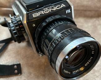 Bronica EC-TL SLR camera and accessories