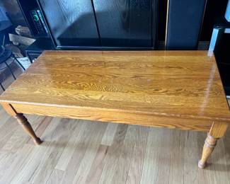 Oak coffee table