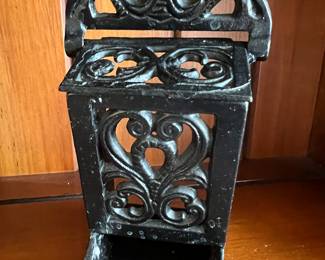 Cast iron matchbox
