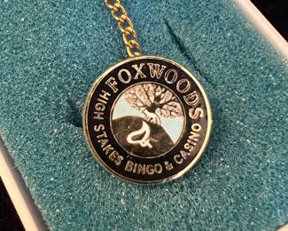 Foxwoods lapel pin