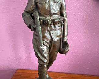 Bronze statue by Paul Ducuing