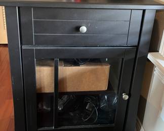 Black lacquer cabinet