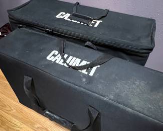 Lots of photography accessories including 2 new Calumet lighting kits