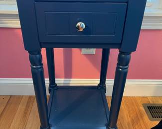 Blue side table