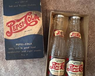 Vintage mini-Pepsi bottles