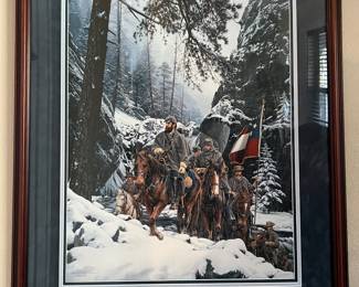 "The Romney Expedition" print signed by John Paul Strain (with certificate of authenticity)