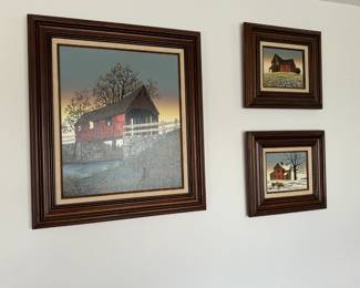 Signed H. Hargrove Oil Paintings