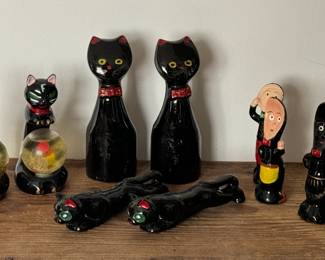 Vintage Cat Salt & Pepper Shaker Sets & More