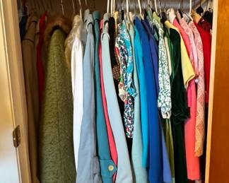 Vintage Coats, Dresses and Hats from so many eras!