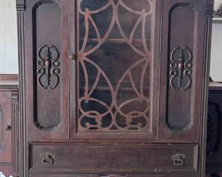 Antique Jacobean China Hutch