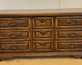 Mid Century Modern 9 Drawer Dresser