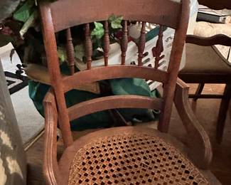 Cane bottom chair