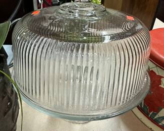 Vintage pedestal cake plate 