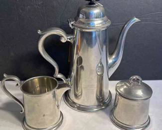 Pewter Tea Set