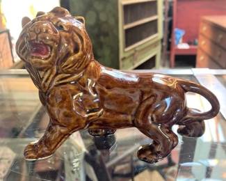 Rockingham Art Pottery Lion
